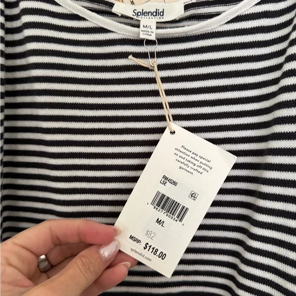 Splendid Stripe Knit Beach Tank - Picture 4 of 7